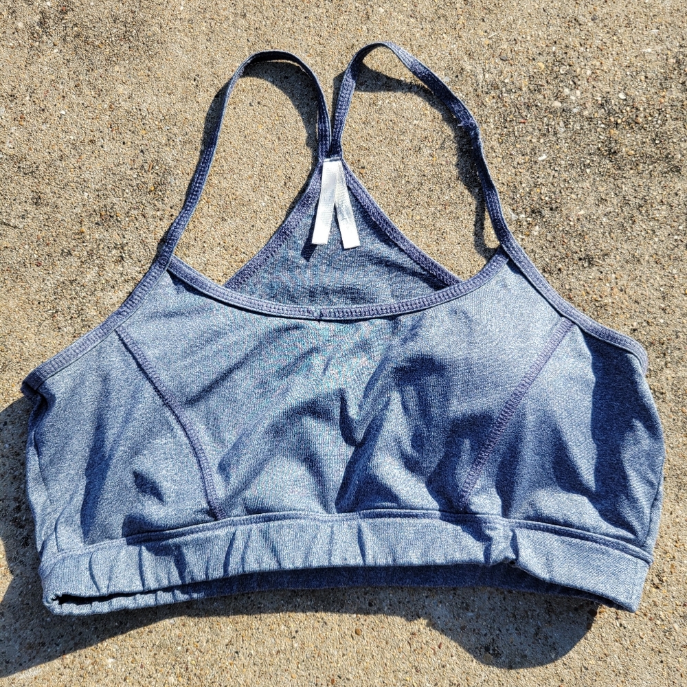Color Story Gray Sports Bra sz Large